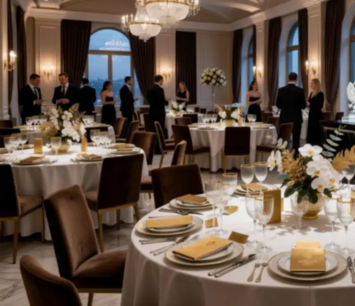 Luksusowy pakiet eventowy dla firm z dopracowaną scenografią i oświetleniem